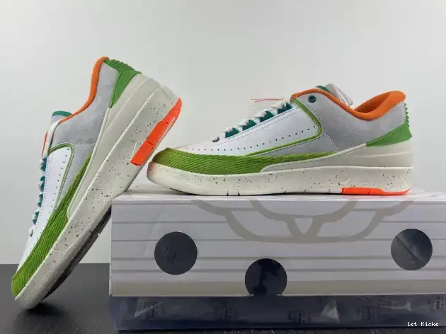 1st Kicks Shoes Low Jordan 2 TITAN DV6206-183 (W) Retro 0616